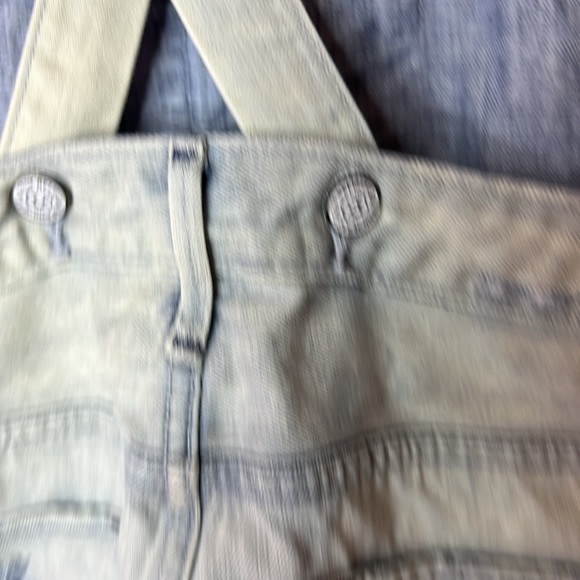 Denim Short Overalls with Pocket - Picture 10 of 12